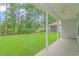 Covered patio overlooking a spacious backyard at 1616 Sapphire Dr., Longs, SC 29568