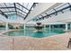 Indoor pool with a fountain and plenty of natural light at 1501 S Ocean Blvd. # 1020, Myrtle Beach, SC 29577