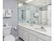 Bathroom with single sink vanity, toilet and bathtub/shower at `1207 S Ocean Blvd. # 51512, Myrtle Beach, SC 29577