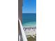 Stunning ocean view from balcony, showing beach and ocean at 2701 S Ocean Blvd. # 1410, North Myrtle Beach, SC 29582