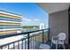 Relaxing balcony overlooking the city at 1501 S Ocean Blvd. # 904, Myrtle Beach, SC 29577