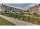 Townhouses with landscaping and a waterway in the background at 3564 Saint James Ave. # A B, Myrtle Beach, SC 29577