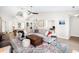 L shaped living room with a sectional sofa and access to backyard at 723 Antigua Dr., Myrtle Beach, SC 29572