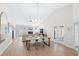 Open concept living and dining area with light hardwood floors at 723 Antigua Dr., Myrtle Beach, SC 29572