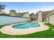 Inviting kidney-shaped pool with ample deck space at 723 Antigua Dr., Myrtle Beach, SC 29572