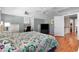 Second bedroom with a TV and an ensuite bathroom at 619 Springs Ave., Pawleys Island, SC 29585