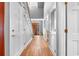 Bright entryway with hardwood floors and staircase at 619 Springs Ave., Pawleys Island, SC 29585
