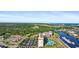 Aerial view of condo complex near waterway and ocean at 2151 Bridgeview Ct. # 3501, North Myrtle Beach, SC 29582