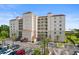 Exterior view of the building with ample parking at 2151 Bridgeview Ct. # 3501, North Myrtle Beach, SC 29582
