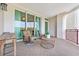 Spacious balcony offering scenic views and outdoor furniture at 122 Vista Del Mar Ln. # 2-302, Myrtle Beach, SC 29572