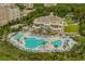 Large community pool with surrounding lounge area at 122 Vista Del Mar Ln. # 2-302, Myrtle Beach, SC 29572