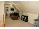 Versatile bonus room with a desk, TV, and ample storage at 1409 Arbor Rd., Loris, SC 29569