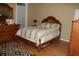 Spacious bedroom with a wooden bed frame and dresser at 1409 Arbor Rd., Loris, SC 29569