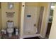 Clean bathroom with a shower, toilet and vanity at 1409 Arbor Rd., Loris, SC 29569