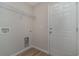 Laundry room with shelving and hookups at 615 Snowy Owl Way, Conway, SC 29527