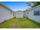 Small backyard with shed between houses at 6001-5137 S Kings Hwy., Myrtle Beach, SC 29575