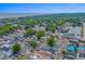 Aerial view of a coastal community with houses, lake, and ocean at 6001-5137 S Kings Hwy., Myrtle Beach, SC 29575