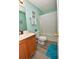 Clean bathroom with tub/shower combo and light teal walls at 1065 Pinwheel Loop # 1065, Myrtle Beach, SC 29577