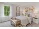 Bright bedroom featuring a queen-size bed and a tranquil atmosphere at 2628 Riverboat Way, Conway, SC 29526