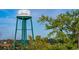 Conway water tower, a local landmark with a charming design at 2628 Riverboat Way, Conway, SC 29526