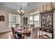 Elegant dining room with hardwood floors and chandelier at 153 Palmetto Harbour Dr., North Myrtle Beach, SC 29582