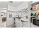 Small kitchen with double sink and ample cabinet storage at 6001 - M-58 S Kings Hwy., Myrtle Beach, SC 29575