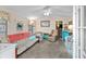 Cozy living room with comfy seating and beachy decor at 6001 - M-58 S Kings Hwy., Myrtle Beach, SC 29575