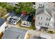 Aerial view of property and surrounding homes at 6001 - M-58 S Kings Hwy., Myrtle Beach, SC 29575