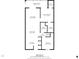 853 sq ft floor plan with 2 bedrooms and 1 bath at 472 River Oaks Dr. # 65C, Myrtle Beach, SC 29579