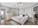 Bright bedroom with a queen-size bed and ensuite bathroom at 6001 - Mh202 S Kings Hwy., Myrtle Beach, SC 29575