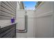 Private outdoor shower with privacy fence at 6001 - Mh202 S Kings Hwy., Myrtle Beach, SC 29575