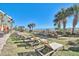 Beachfront lawn with lounge chairs and ocean view at 7200 N Ocean Blvd. # 853, Myrtle Beach, SC 29572