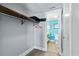 Closet with shelving and in-unit safe at 7200 N Ocean Blvd. # 853, Myrtle Beach, SC 29572