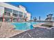 Oceanfront pool with lounge chairs at 7200 N Ocean Blvd. # 853, Myrtle Beach, SC 29572