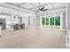 Open concept kitchen with island and access to backyard at 1847 Woodstork Dr., Conway, SC 29526
