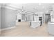 Open concept kitchen and living area with a large island at 1847 Woodstork Dr., Conway, SC 29526