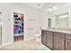 Modern bathroom with walk-in shower, granite vanity and toilet at 1266 Brighton Hill Ave., Myrtle Beach, SC 29588