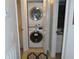 Convenient laundry room with stackable washer and dryer at 562 Blue Stem Dr. # 54R, Pawleys Island, SC 29585