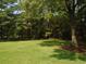 Large grassy backyard bordered by trees at 562 Blue Stem Dr. # 54R, Pawleys Island, SC 29585