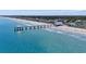 Aerial view of pier, beach, and ocean at 1301 Sweetwater Blvd. # 1301, Murrells Inlet, SC 29576