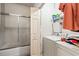 Convenient laundry room with washer, dryer, and shelving at 1301 Sweetwater Blvd. # 1301, Murrells Inlet, SC 29576