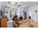 Living room with access to bedroom and plenty of natural light at 1301 Sweetwater Blvd. # 1301, Murrells Inlet, SC 29576