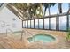 Relax in this property's two outdoor hot tubs with glass roof enclosure at 1105 S Ocean Blvd. # 1204, Myrtle Beach, SC 29572