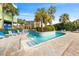 Relaxing pool area with lounge chairs and a hot tub at 1105 S Ocean Blvd. # 1204, Myrtle Beach, SC 29572