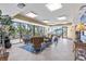 Common area with wicker furniture and ocean view at 5511 N Ocean Blvd. # 306, Myrtle Beach, SC 29577