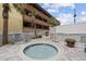 Private hot tub perfect for relaxing after a long day at 5511 N Ocean Blvd. # 306, Myrtle Beach, SC 29577
