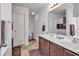 Bright bathroom with double sinks and large vanity at 2009 Spring Valley Ct., Loris, SC 29569