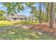 Backyard with large trees and grassy area at 2009 Spring Valley Ct., Loris, SC 29569
