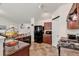 Updated kitchen with black appliances and ample counter space at 2009 Spring Valley Ct., Loris, SC 29569