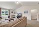 Spacious living room with vaulted ceiling, large TV, and comfortable seating at 2009 Spring Valley Ct., Loris, SC 29569